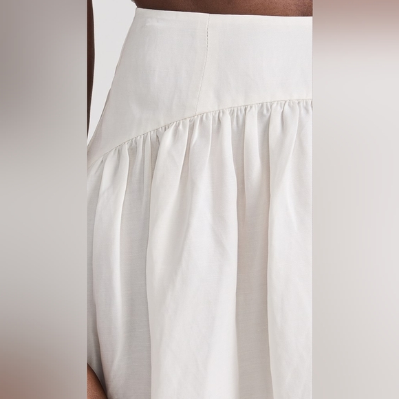 Chloe Kristyn Linen Cupro "Estelle" Maxi Skirt, White, Sz S, NWT - Picture 4 of 4